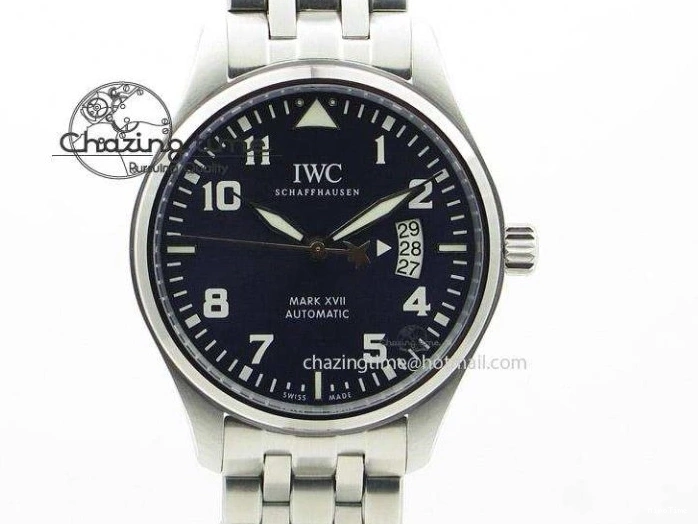 MIROTIME 0809 MoistureWicking Portofino Automatic RG IW356522 FKF 1:1 Best Edition Blue Dial on Black Croco Strap A 7109
